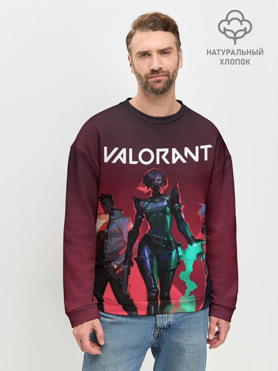 Мужской свитшот базовый / Valorant