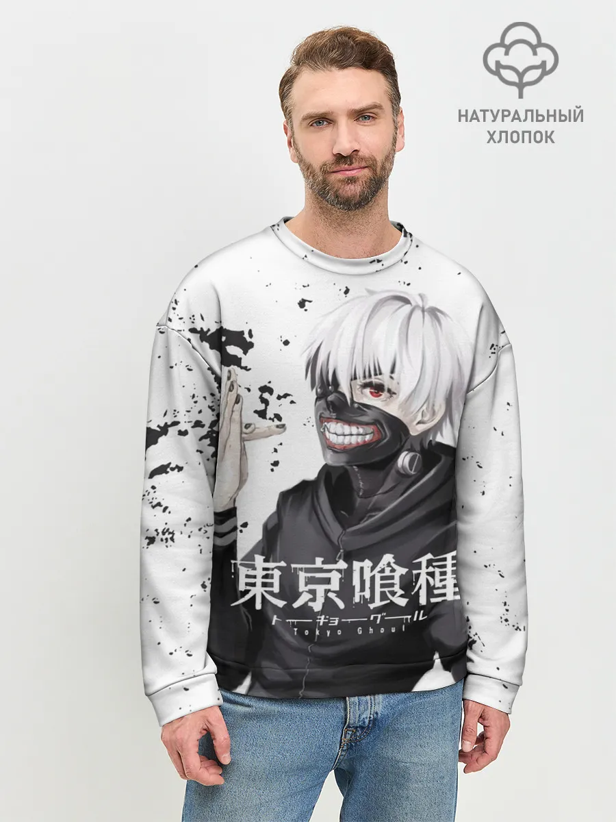 Мужской свитшот базовый / Токийский гуль