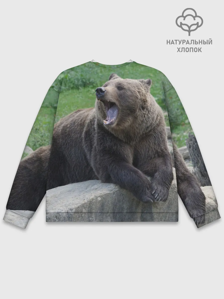 Мужской свитшот базовый / Медведь