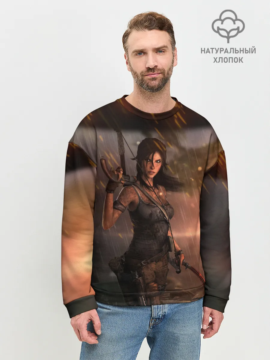 Мужской свитшот базовый / TOMB RAIDER