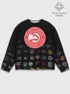 Мужской свитшот базовый / Atlanta Hawks