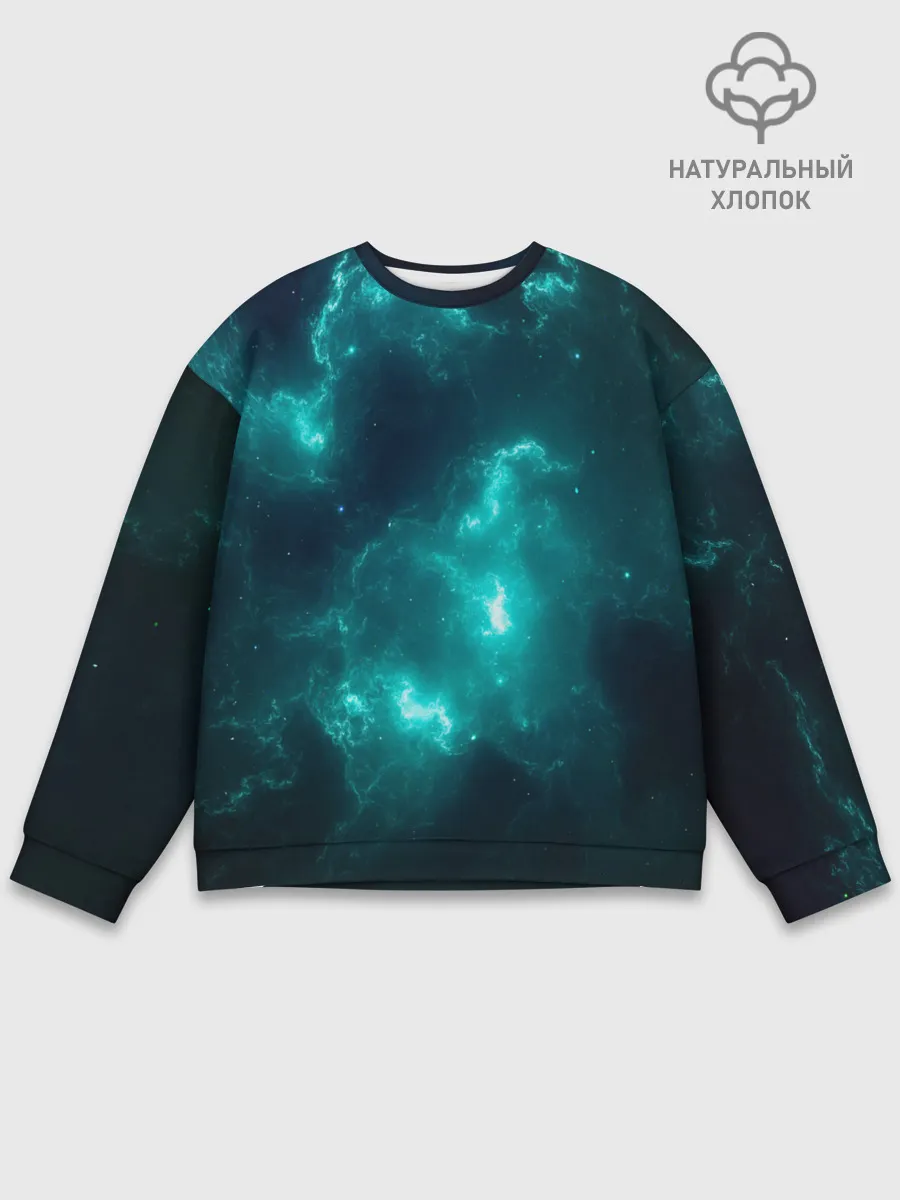 Мужской свитшот базовый / НЕОНОВЫЙ КОСМОС | NEON SPACE