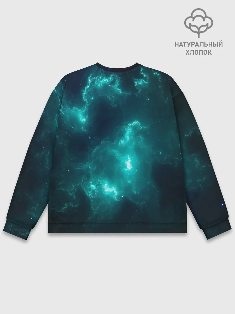 Мужской свитшот базовый / НЕОНОВЫЙ КОСМОС | NEON SPACE