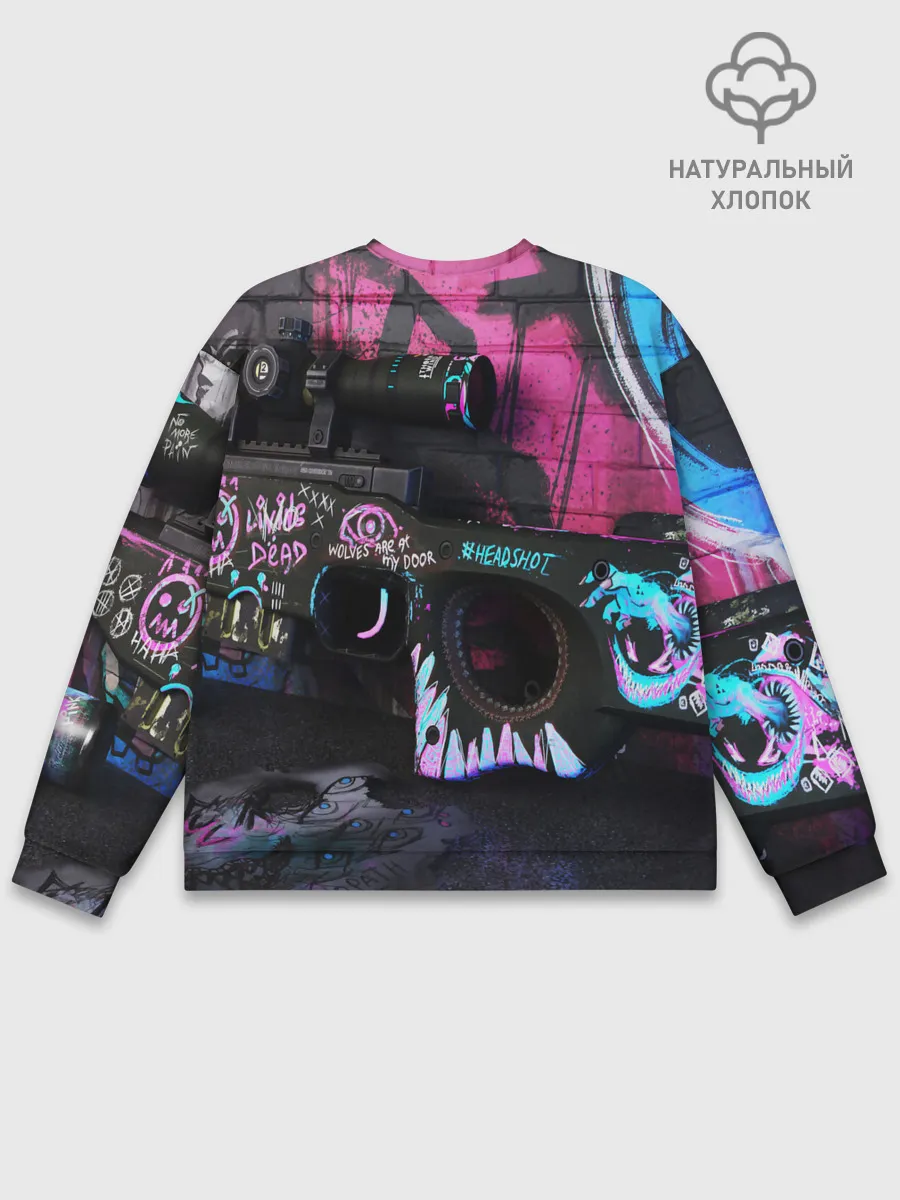 Мужской свитшот базовый / CS GO:НЕОНУАР