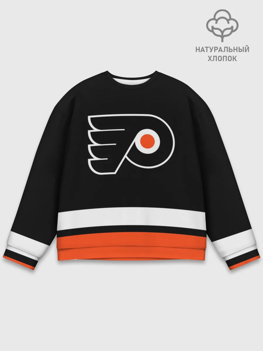 Мужской свитшот базовый / Филадельфия Флайерз