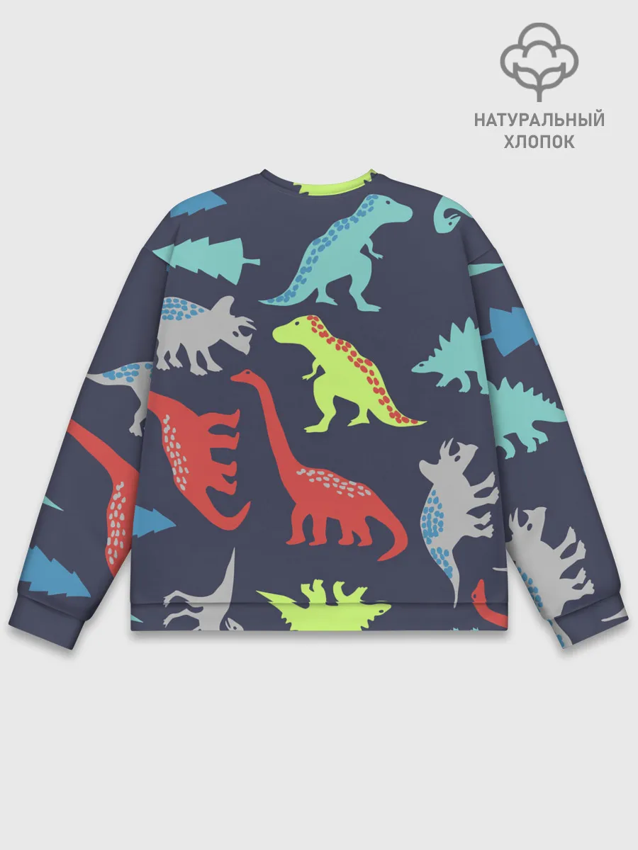 Мужской свитшот базовый / Динозавры