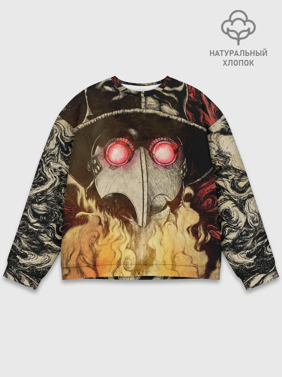 Мужской свитшот базовый / Чумной доктор Мор