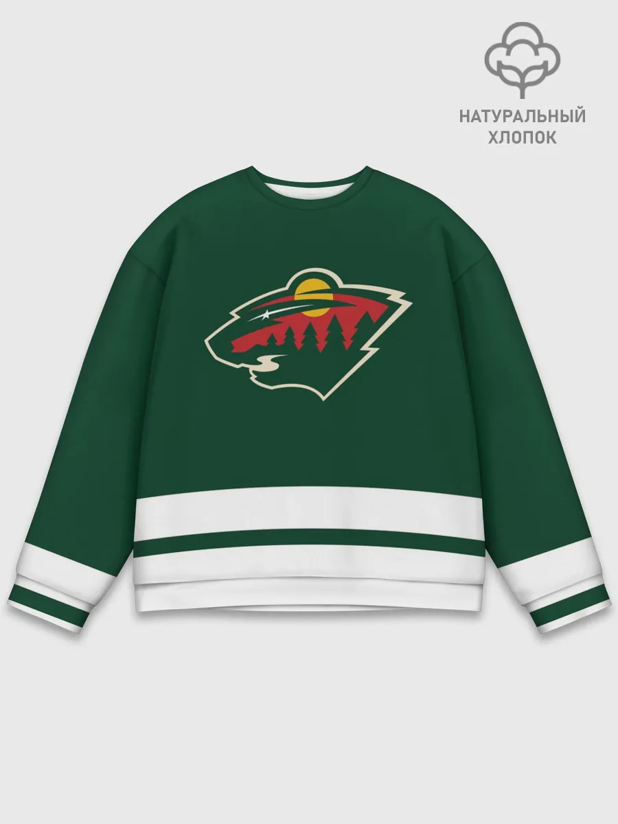 Мужской свитшот базовый / Миннесота Уайлд