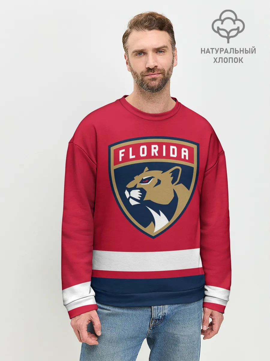 Мужской свитшот базовый / Флорида Пантерз