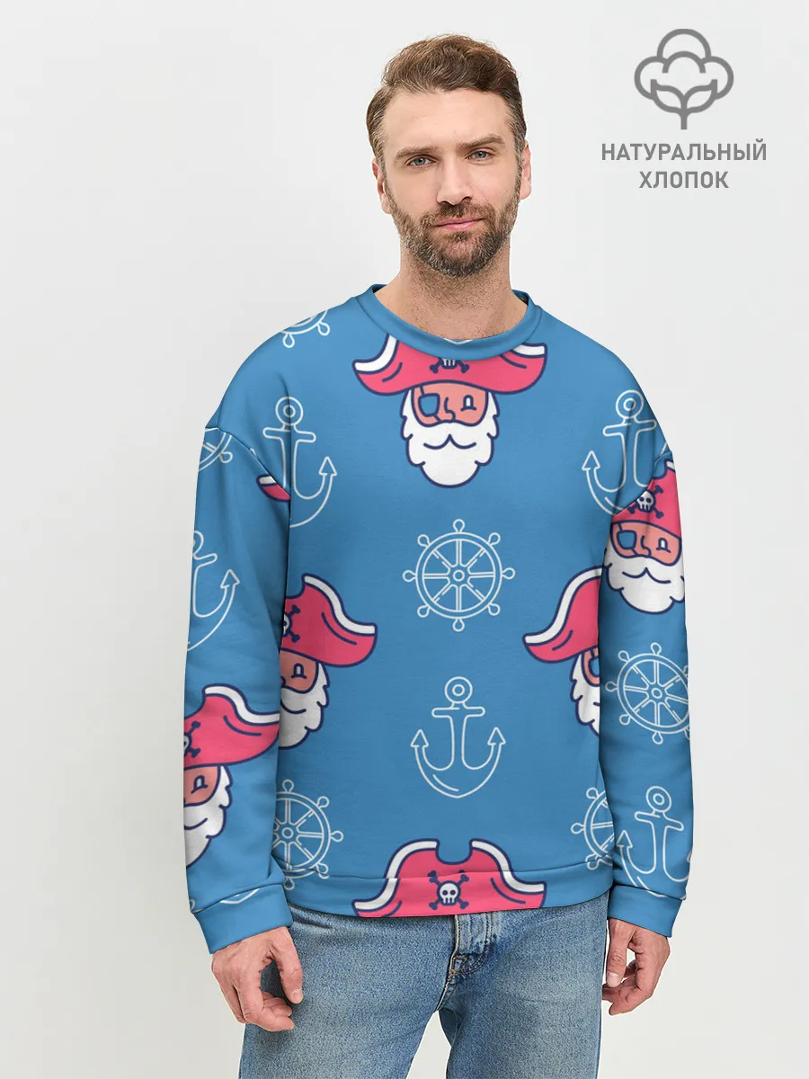 Мужской свитшот базовый / Пиратский арт