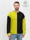 Мужской свитшот базовый / BLACK YELLOW | ЧЕРНО ЖЕЛТЫЙ