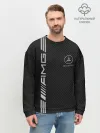 Мужской свитшот базовый / Mercedes Carbon