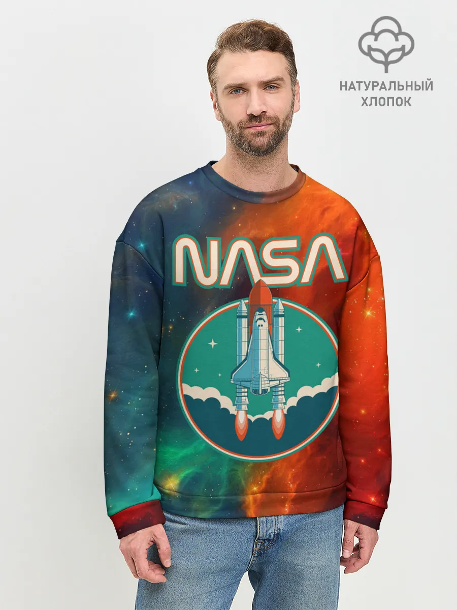 Мужской свитшот базовый / NASA