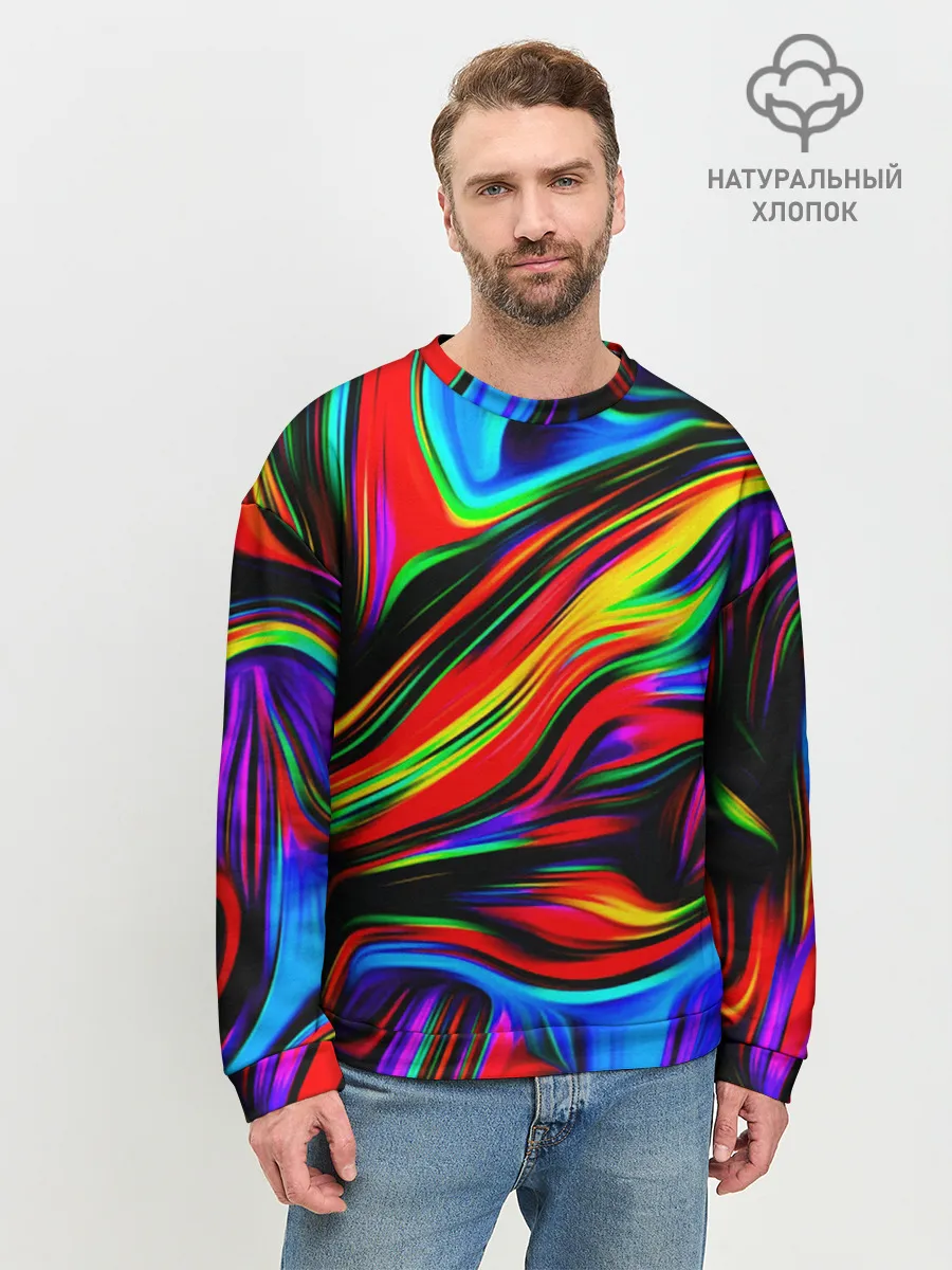 Мужской свитшот базовый / ABSTRACT