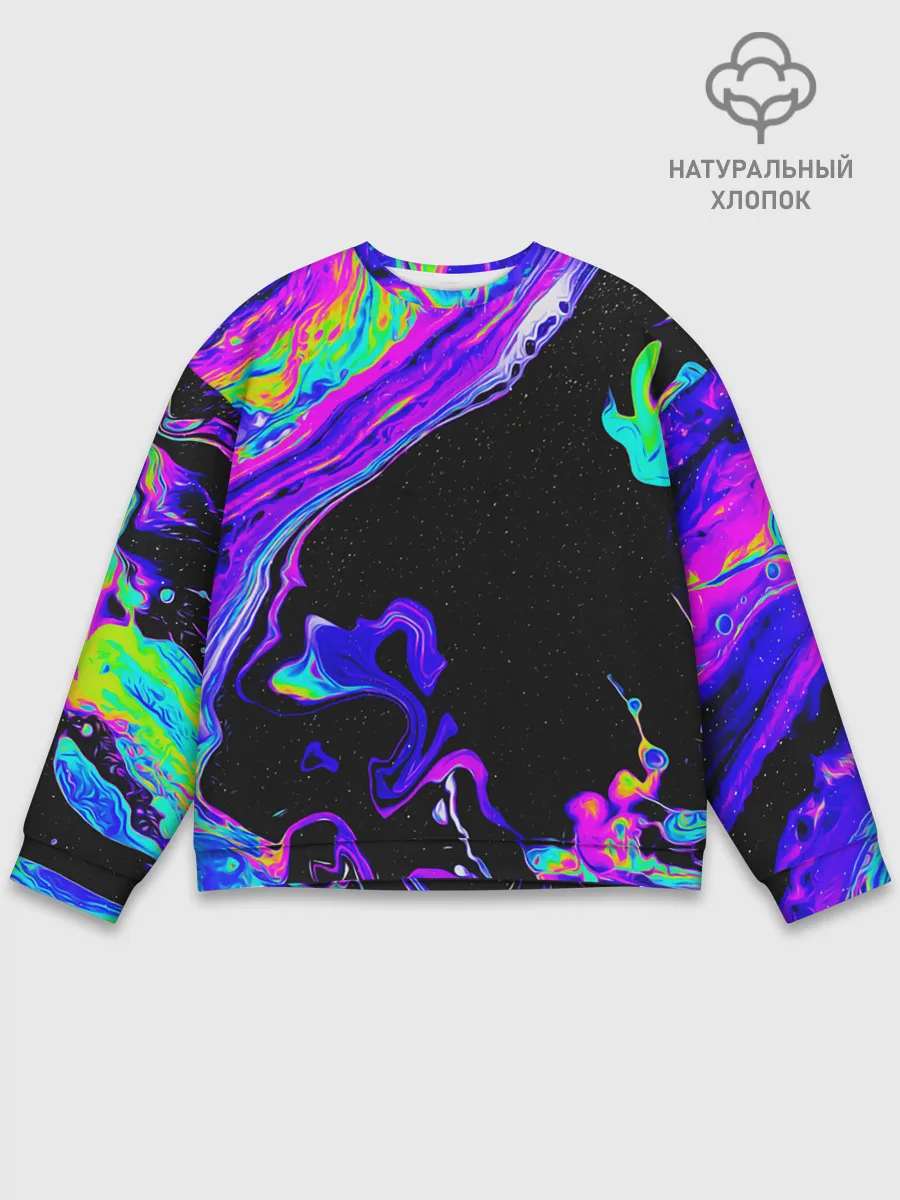 Мужской свитшот базовый / DIGITAL ABSTRACT