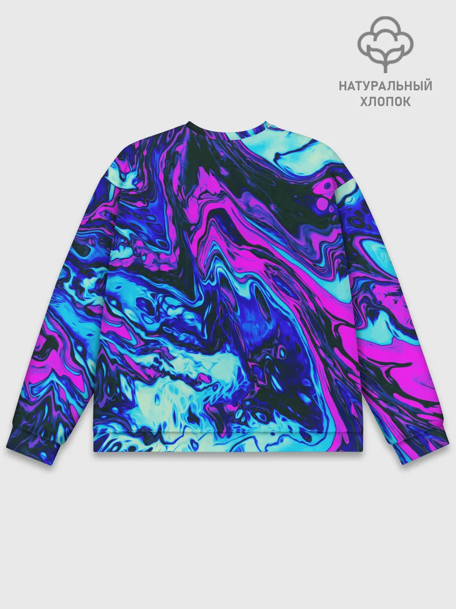 Мужской свитшот базовый / DIGITAL ABSTRACT