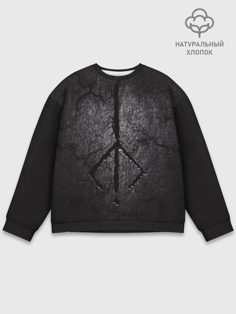 Мужской свитшот базовый / BLOODBORNE HUNTER | СИМВОЛ ОХОТНИКА