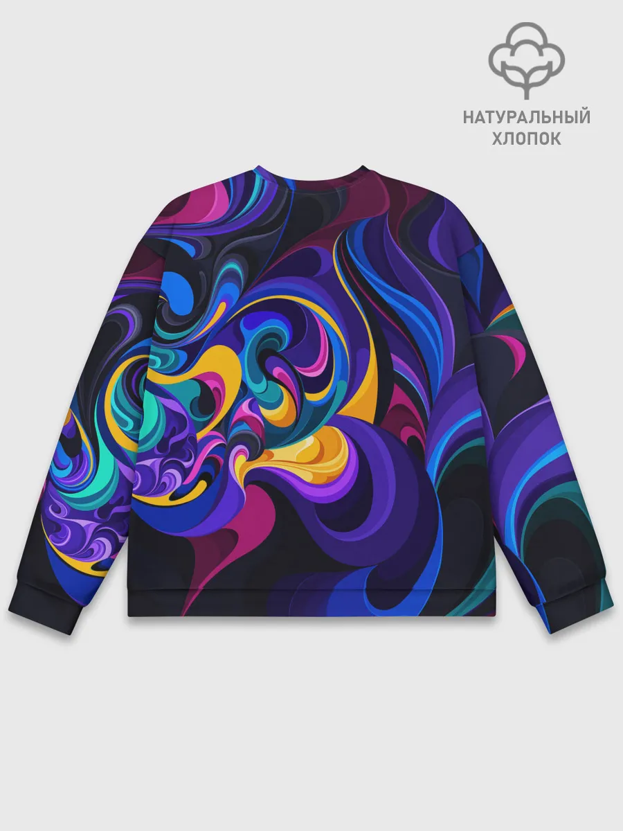 Мужской свитшот базовый / ABSTRACT COLOR