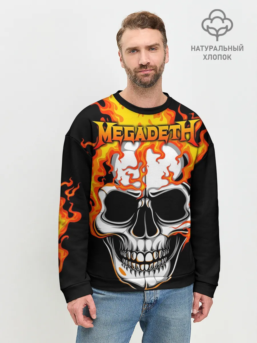 Мужской свитшот базовый / Megadeth