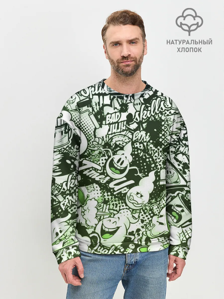 Мужской свитшот базовый / Граффити