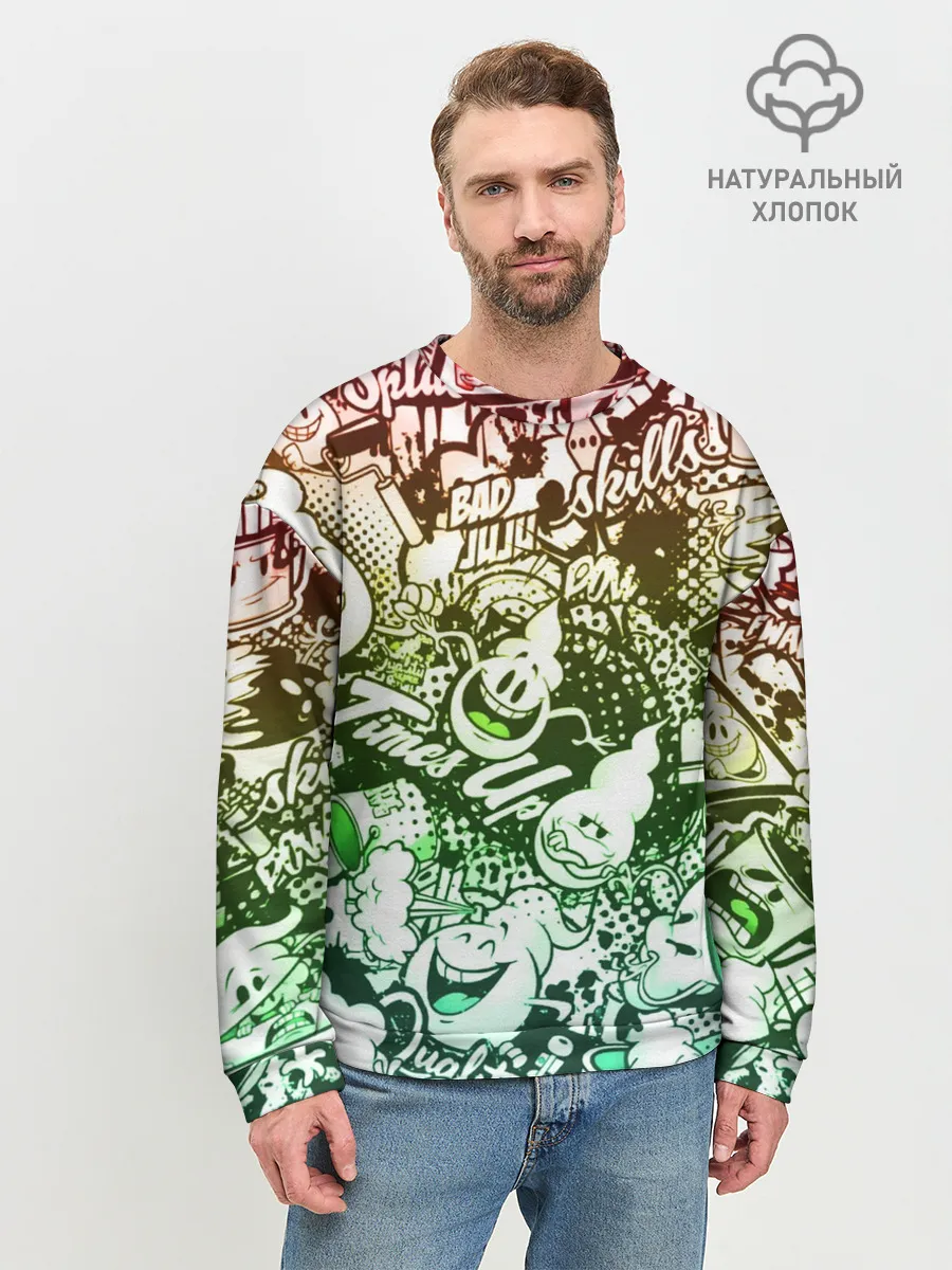Мужской свитшот базовый / Граффити