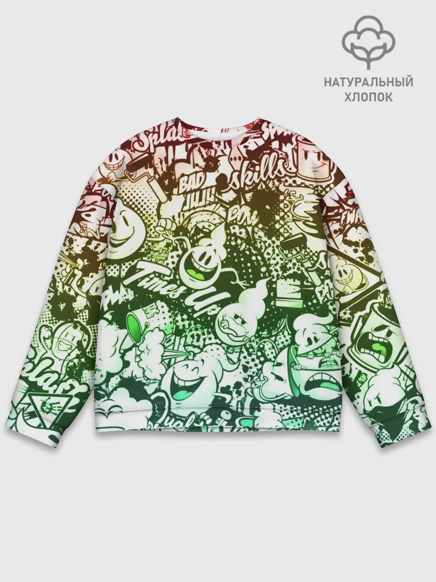 Мужской свитшот базовый / Граффити