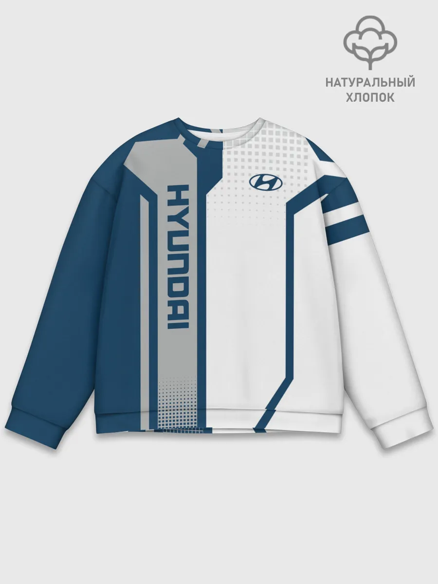 Мужской свитшот базовый / Hyundai Driver team