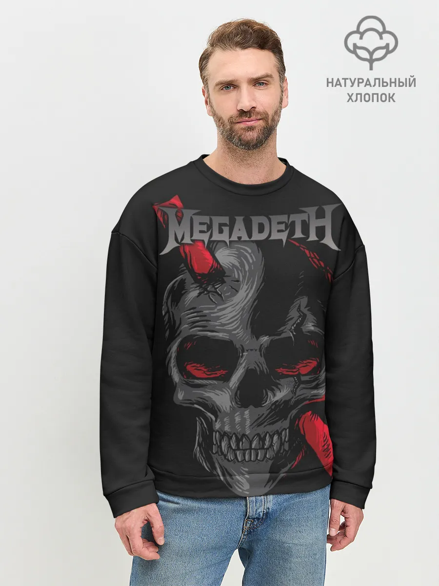 Мужской свитшот базовый / Megadeth