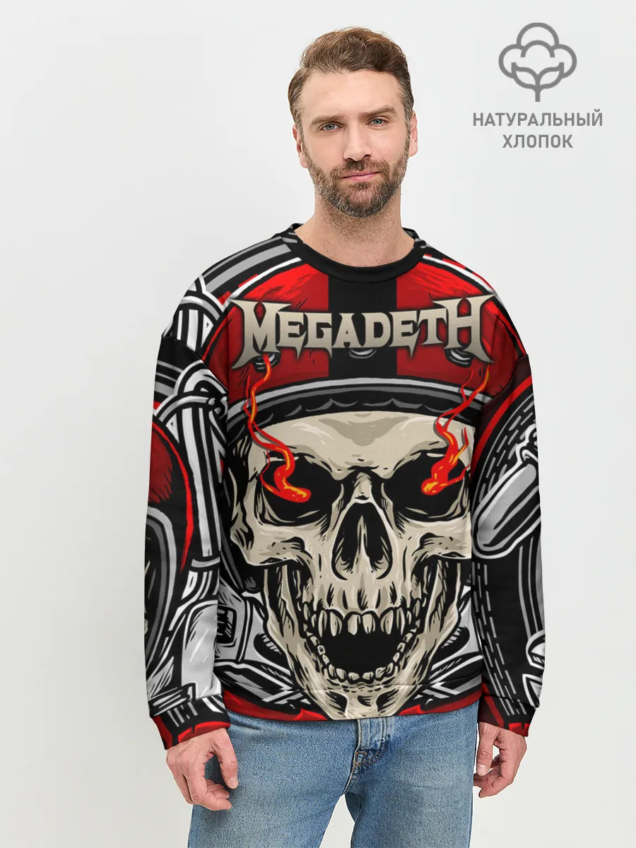 Мужской свитшот базовый / Megadeth