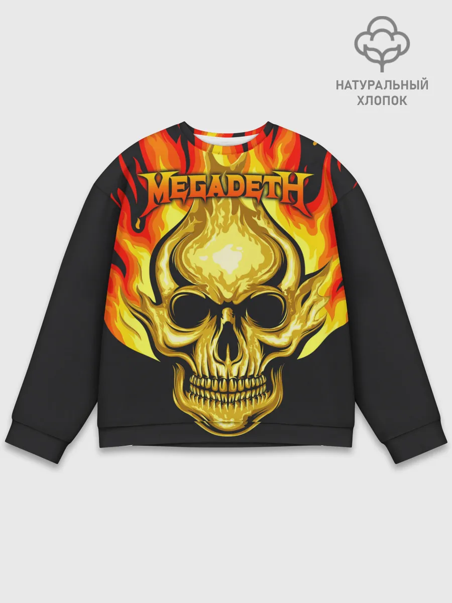 Мужской свитшот базовый / Megadeth