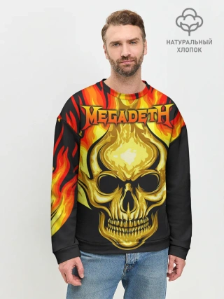 Мужской свитшот базовый / Megadeth
