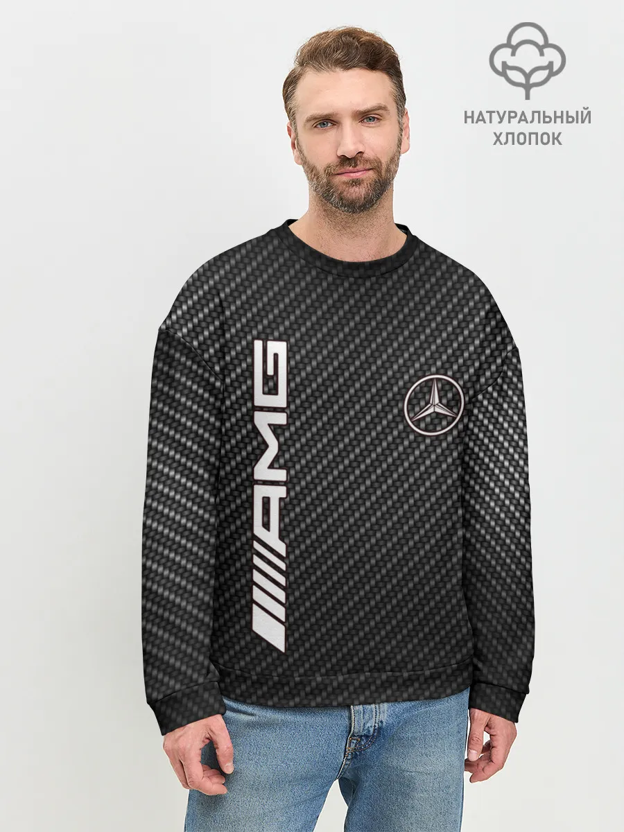 Мужской свитшот базовый / MERCEDES CARBON