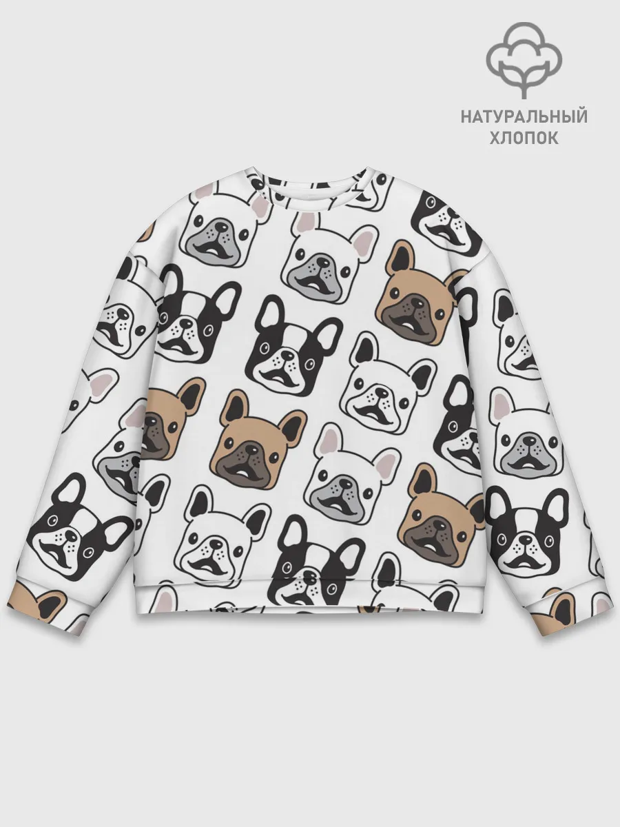 Мужской свитшот базовый / БОСТОН ТЕРЬЕР | BOSTON TERRIER