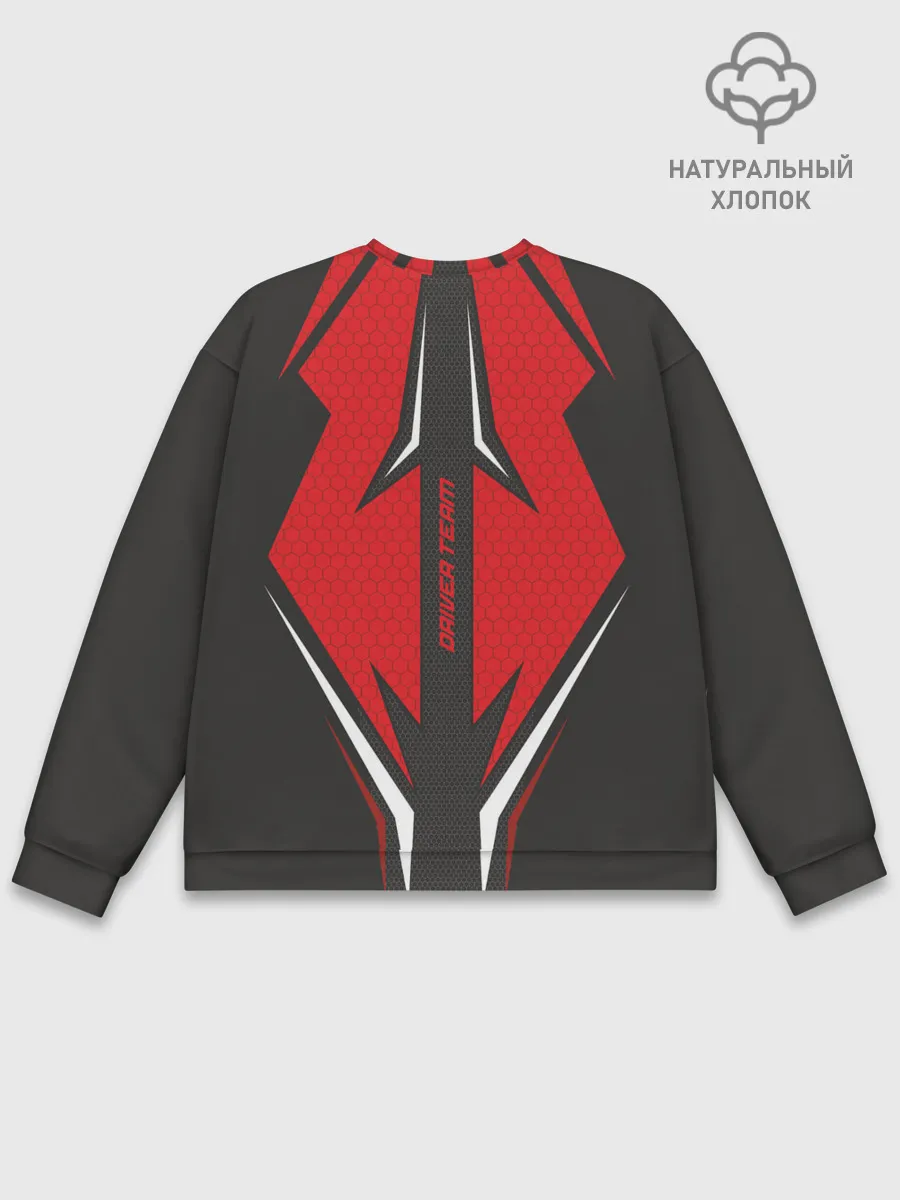 Мужской свитшот базовый / Mitsubishi Driver team Red