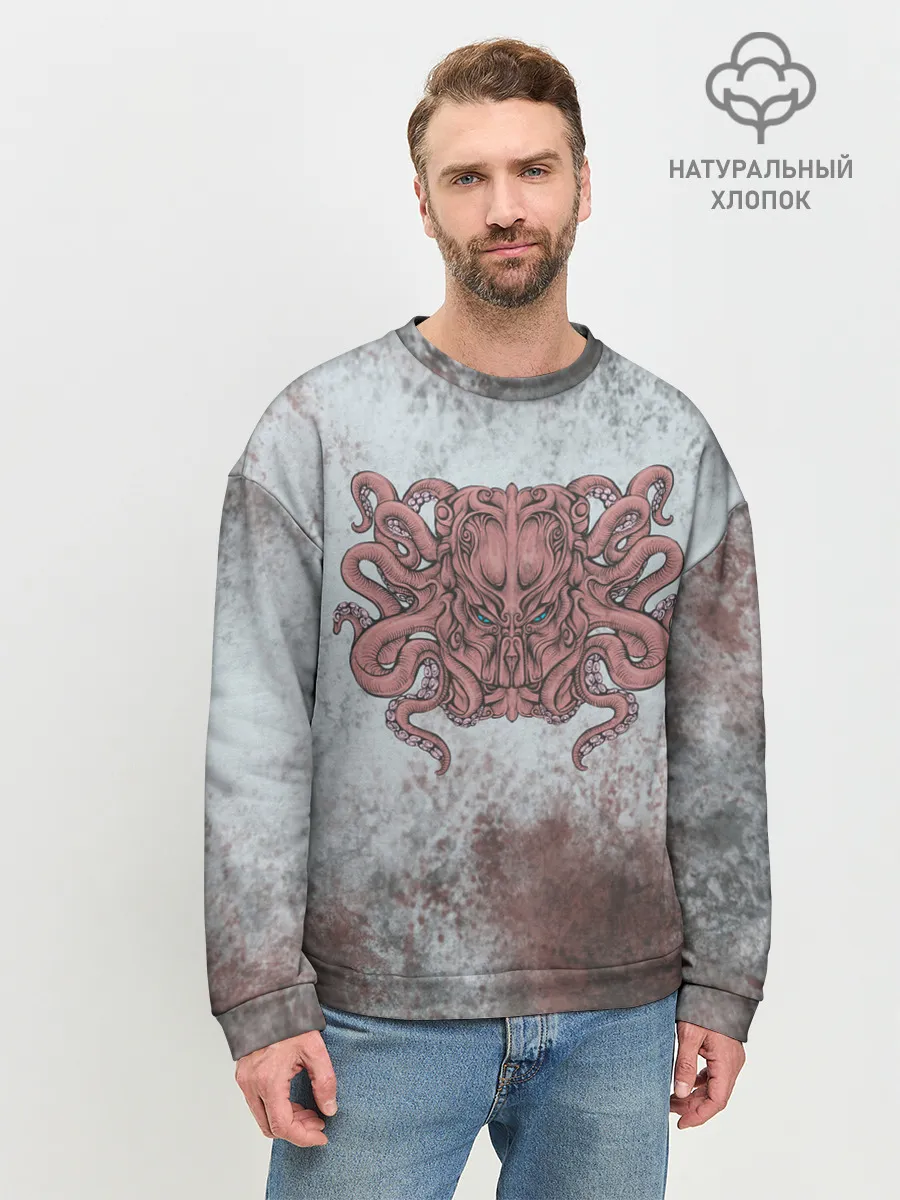 Мужской свитшот базовый / Ктулху | Cthulhu