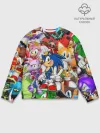 Мужской свитшот базовый / Sonic ПЕРСОНАЖИ