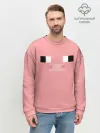 Мужской свитшот базовый / Minecraft Pig