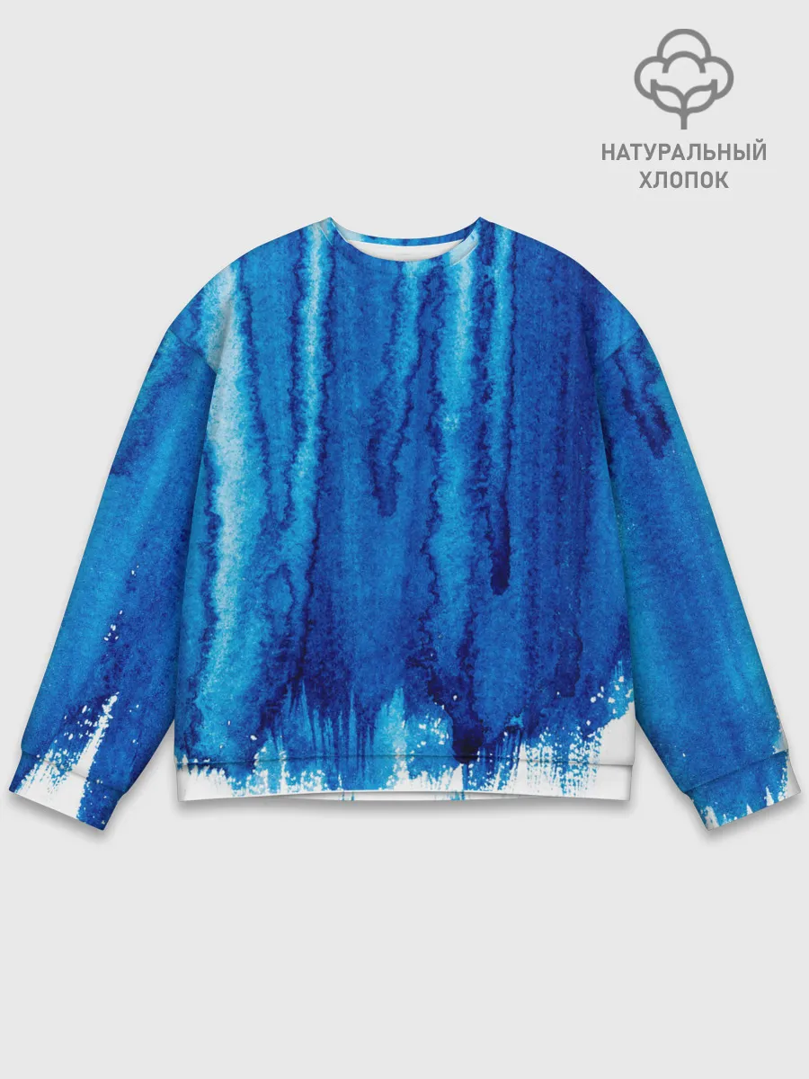 Мужской свитшот базовый / Будь в потоке