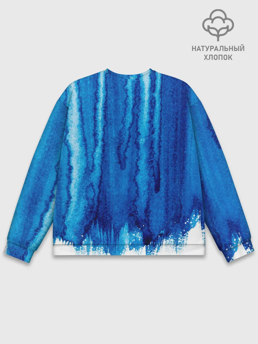 Мужской свитшот базовый / Будь в потоке