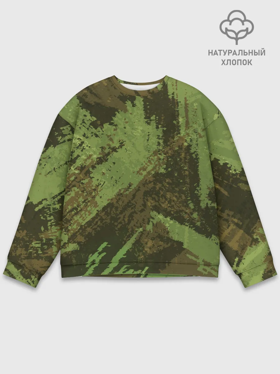 Мужской свитшот базовый / КАМУФЛЯЖ BROWN