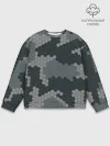 Мужской свитшот базовый / КАМУФЛЯЖ СОТЫ