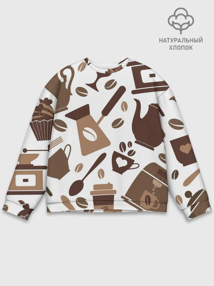 Мужской свитшот базовый / coffee