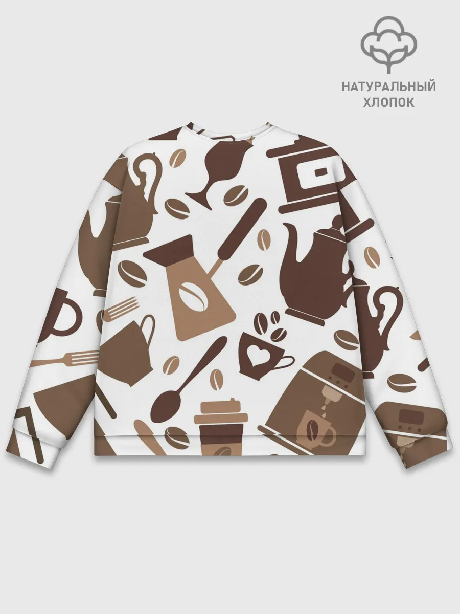 Мужской свитшот базовый / coffee
