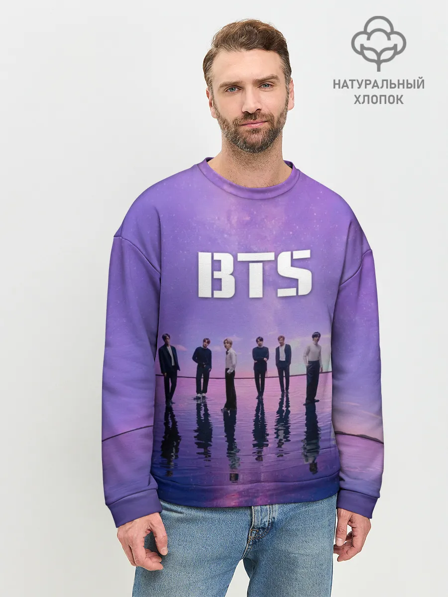 Мужской свитшот базовый / BTS