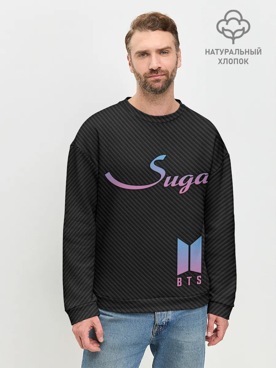 Мужской свитшот базовый / BTS Suga