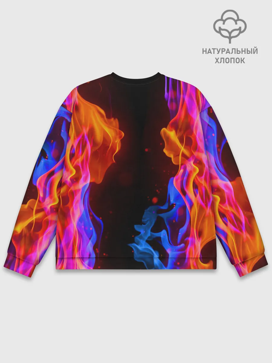 Мужской свитшот базовый / CS:GO FIRE