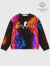 Мужской свитшот базовый / CS:GO FIRE
