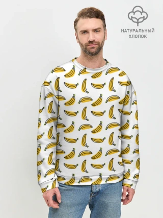 Мужской свитшот базовый / Бананы