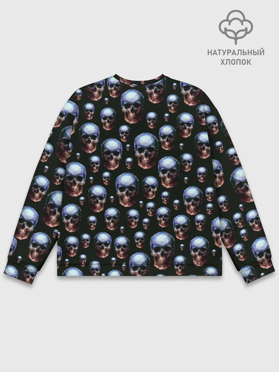 Мужской свитшот базовый / Череп