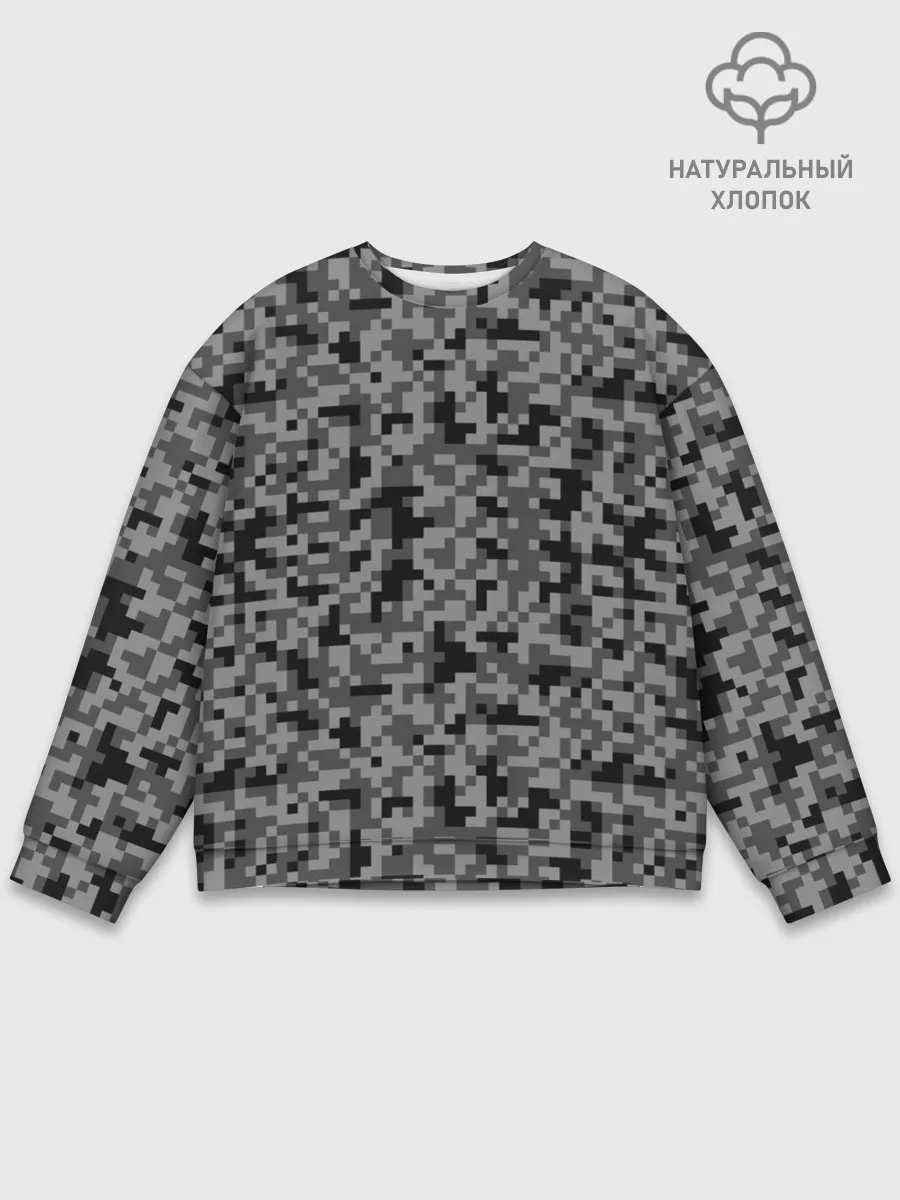 Мужской свитшот базовый / КАМУФЛЯЖ GRAY